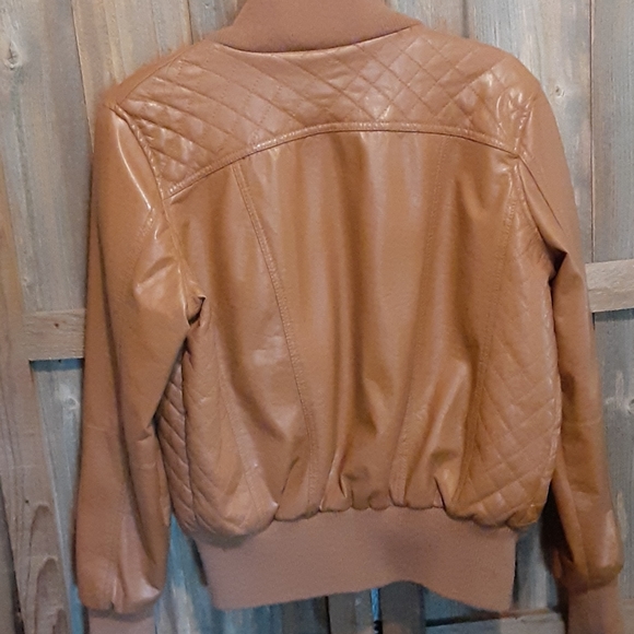 Womens Pleather Jacket - Picture 5 of 8